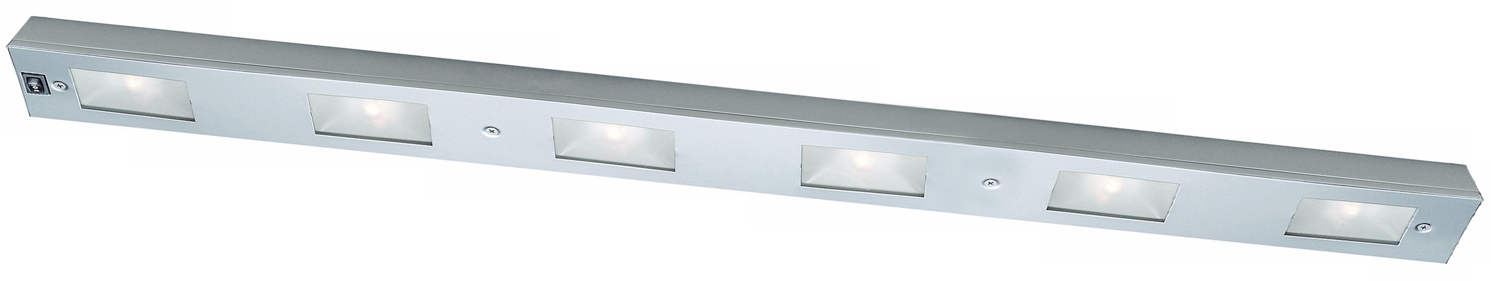 WAC Satin Nickel Xenon 36" Wide Under Cabinet Light Bar