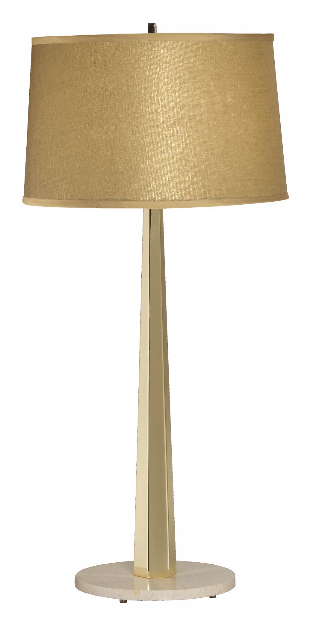 Thumprints Citrine Polished Brass Finish Table Lamp