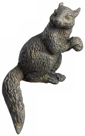 Squirrel with Nut Decorative Accent