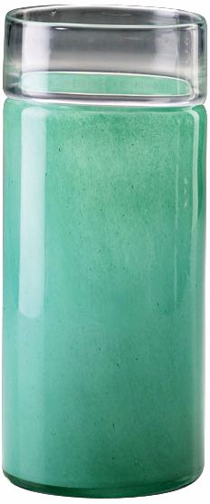 Large Seafoam Green Glass Caribbean Vase