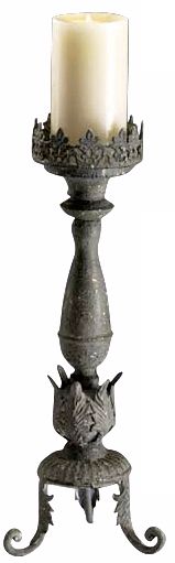 Small Cathedral 17 1/2" High Candle Holder