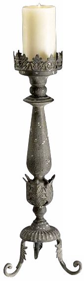 Large Cathedral 20 3/4" High Candle Holder