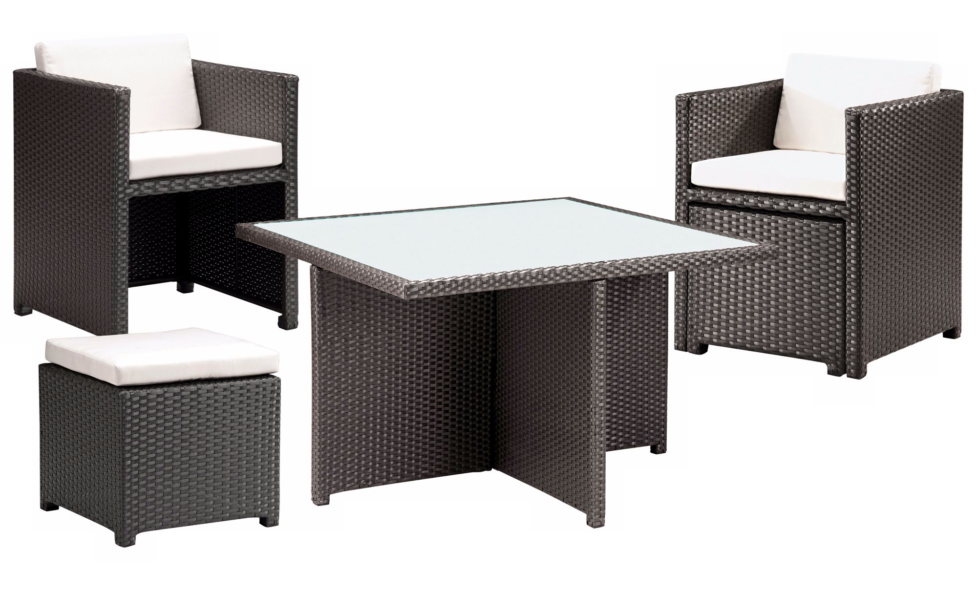 Zuo Naples Outdoor Table and Seat Set