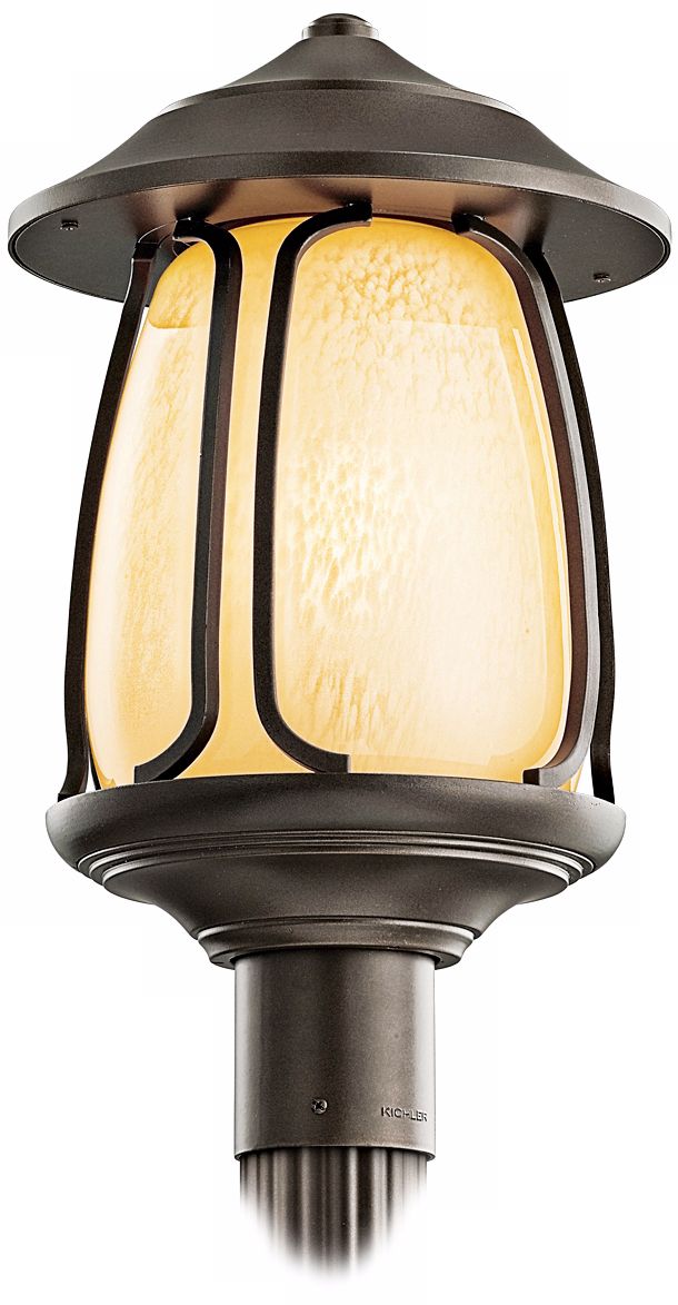 Pasadena Collection Bronze 19" High Outdoor Post Light