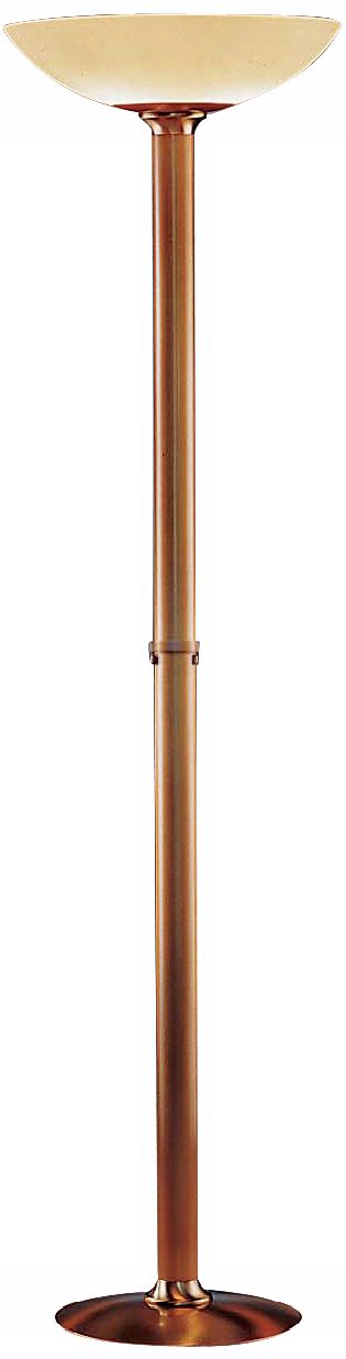 Holtkoetter Antique Brass Energy Efficient Torchiere