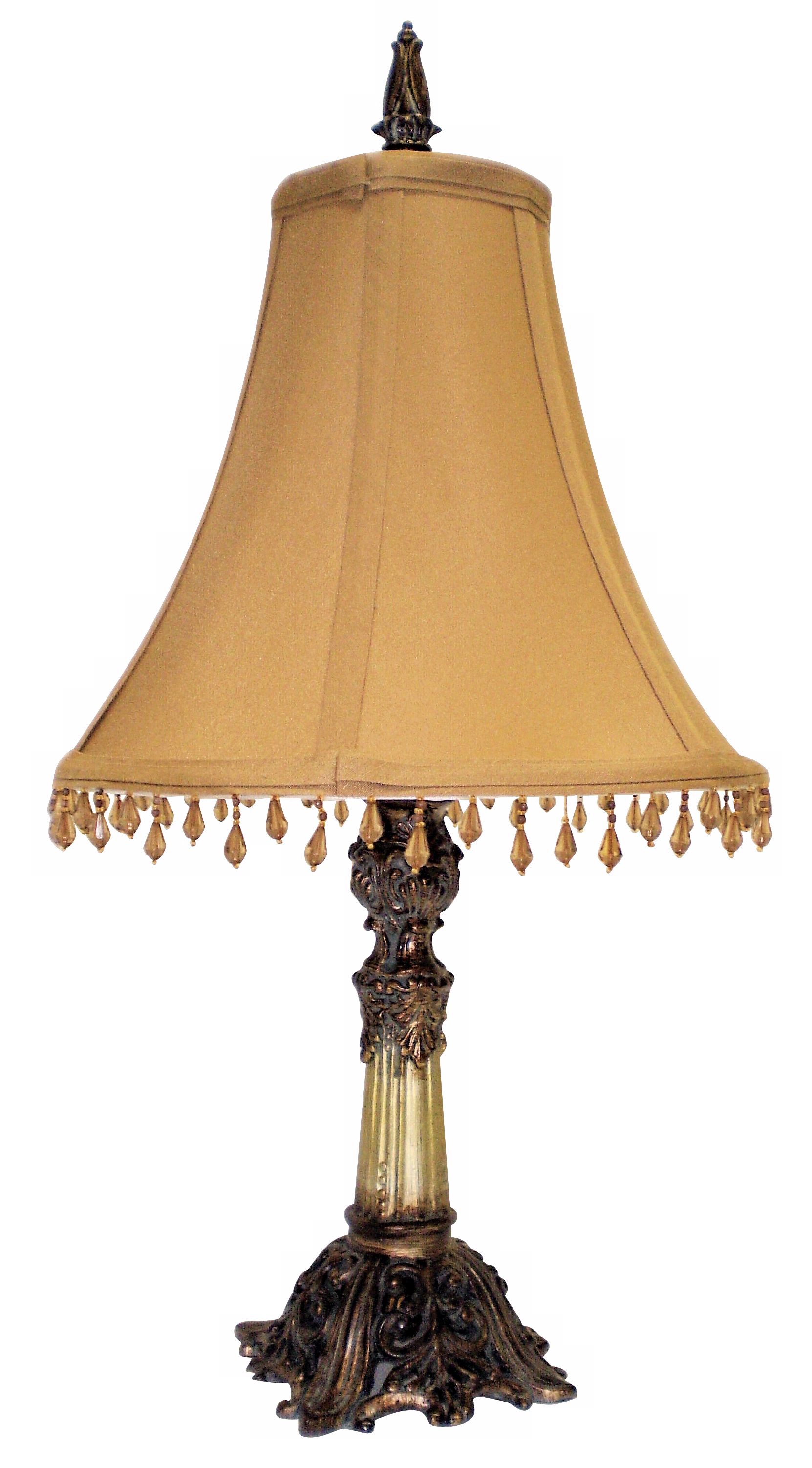 Abigail Antique Gold and Silver Accent Table Lamp