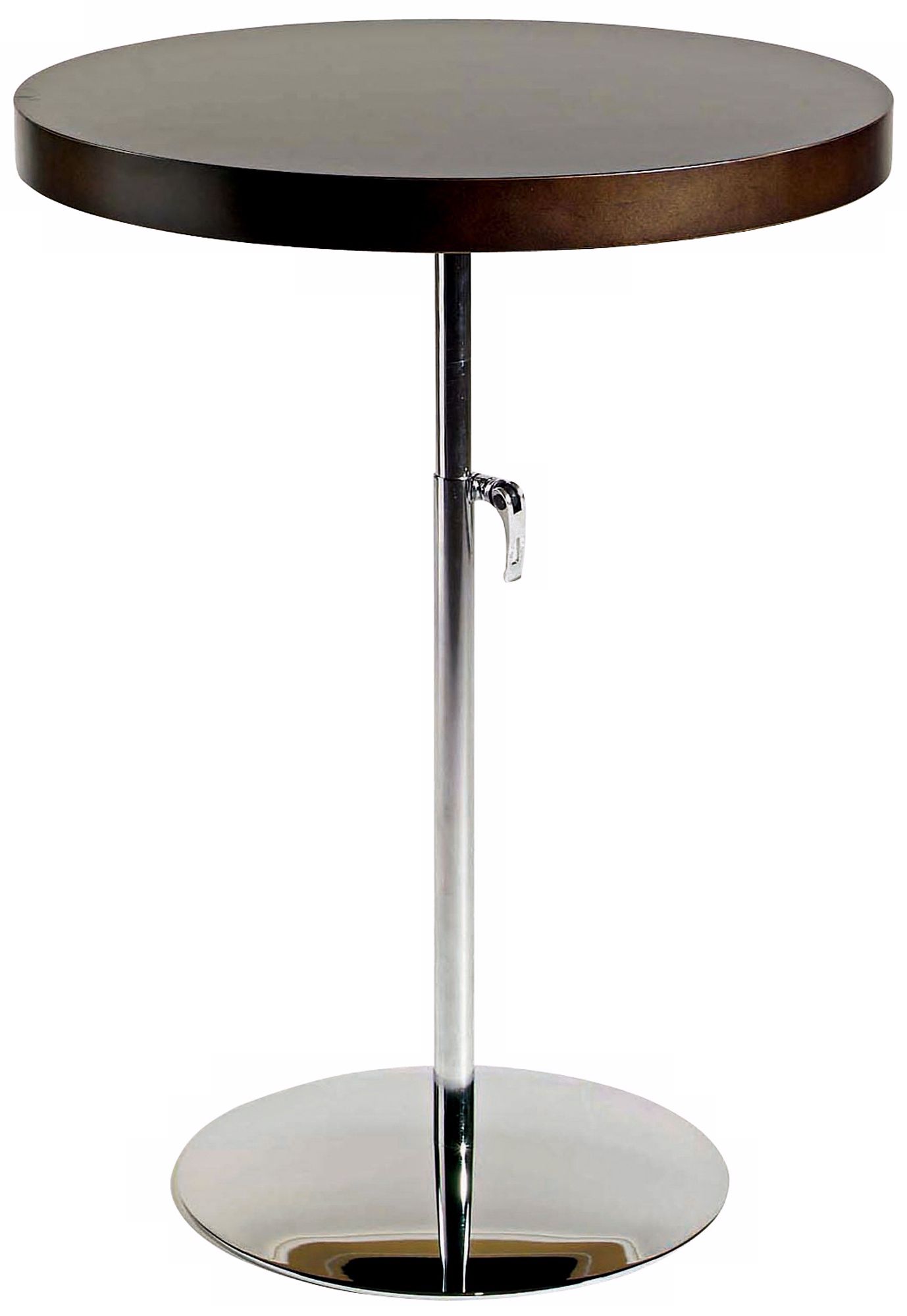 Raymond Adjustable Height Wenge Accent Table
