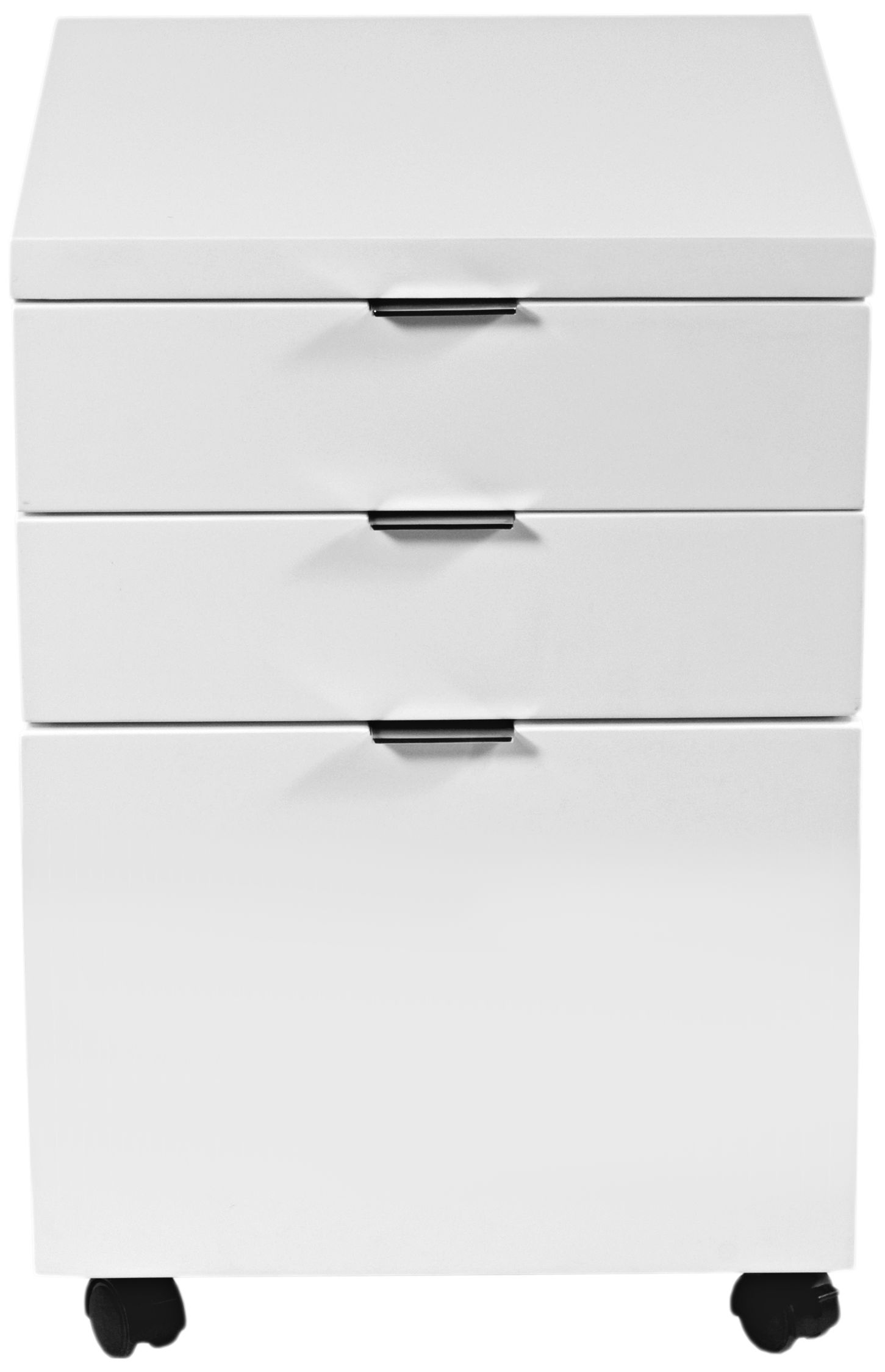 Gilbert Gloss White Lacquer File Cabinet