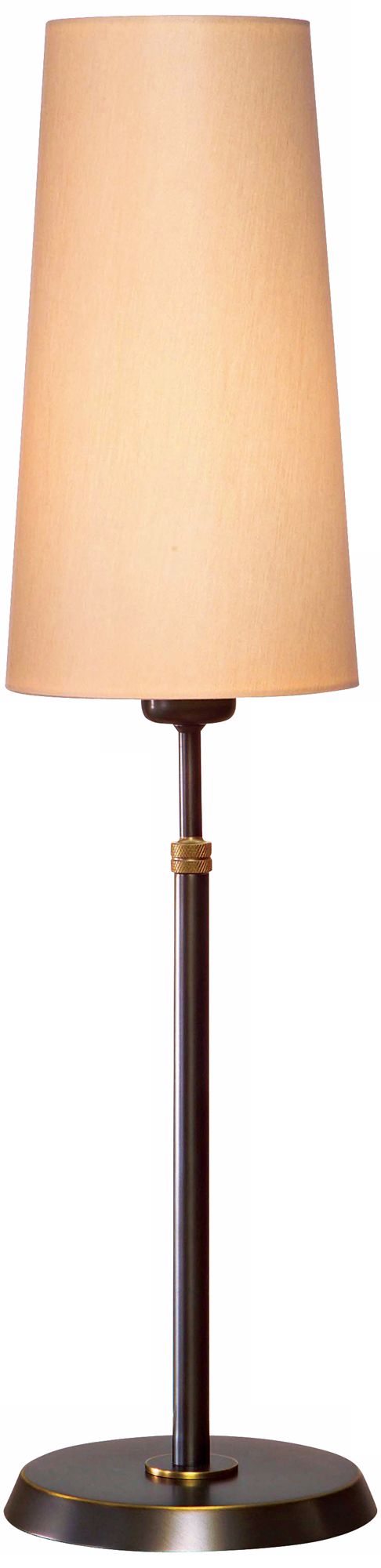 Holtkoetter Olde Bronze Lamp with Slim Kupfer Shade