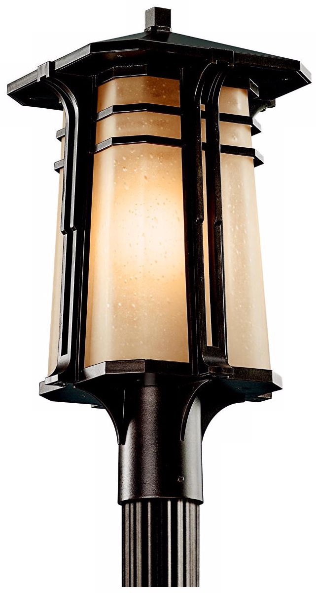 Kichler North Creek Bronze 20" High Outdoor Post Light