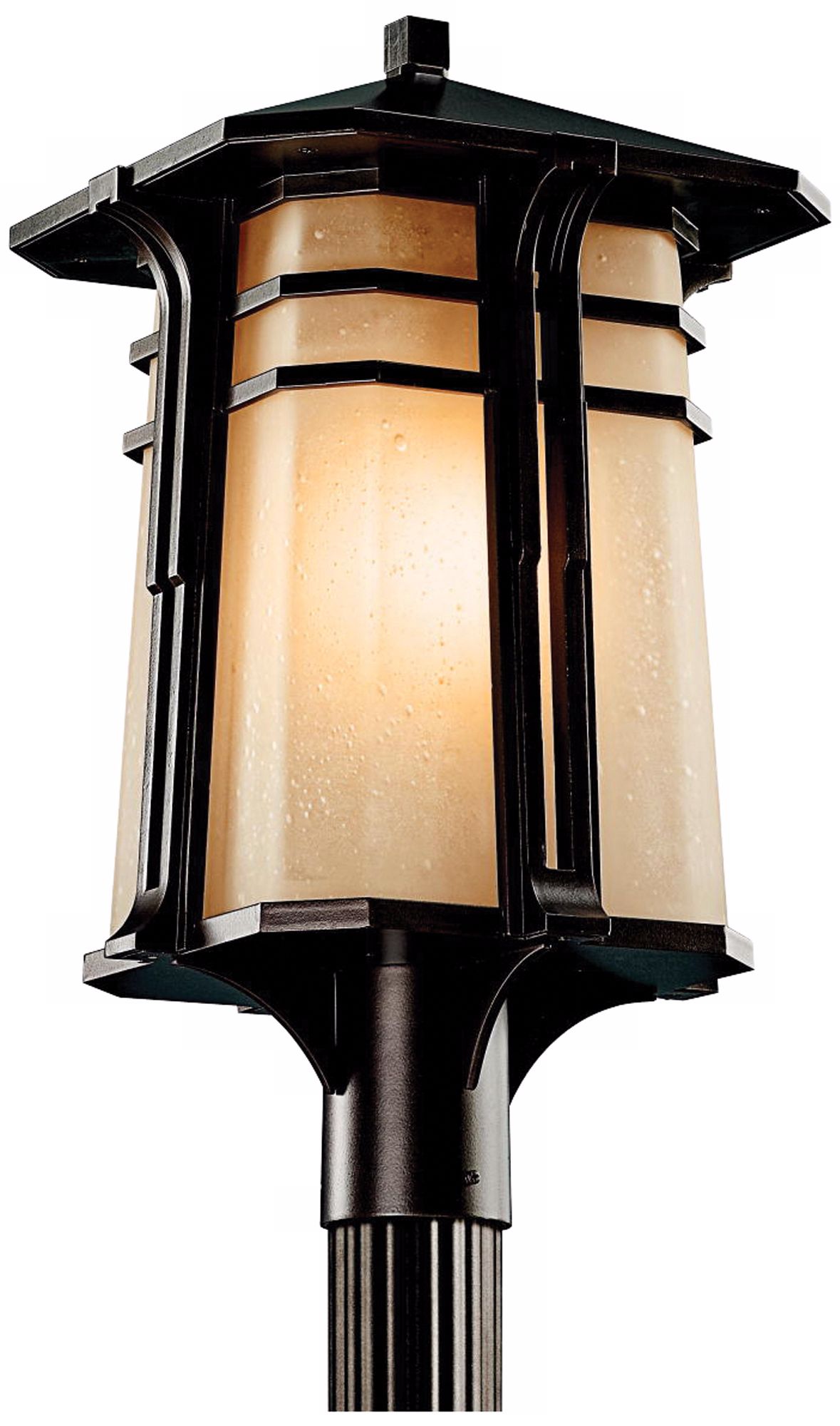 Kichler North Creek Bronze 22" High Outdoor Post Light