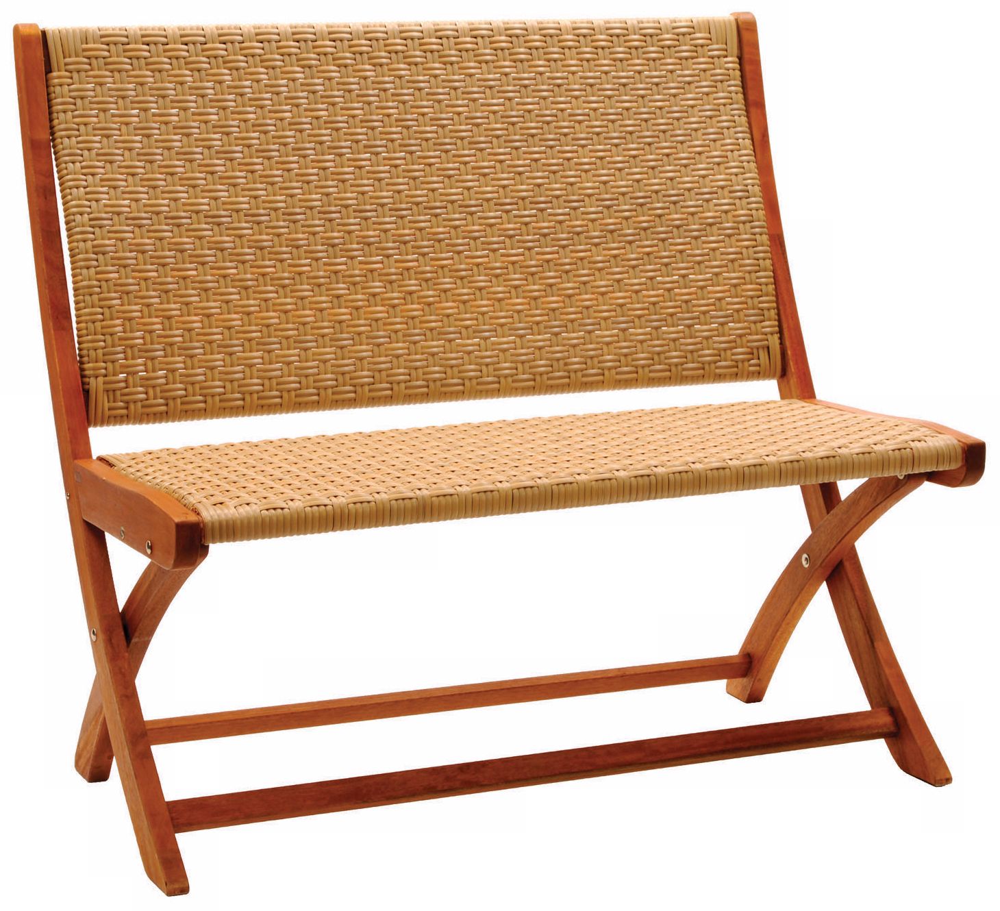 Eucalyptus Outdoor Folding Bench