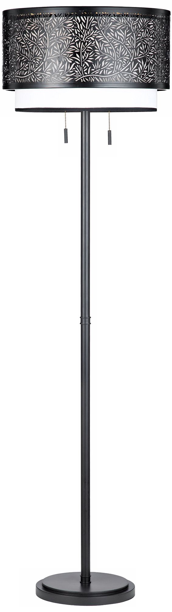 Quoizel Utopia Mystic Black Floor Lamp