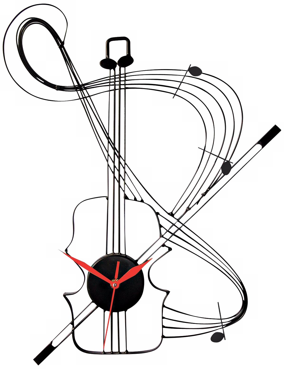 Musical Instrument 20" High Wall Clock