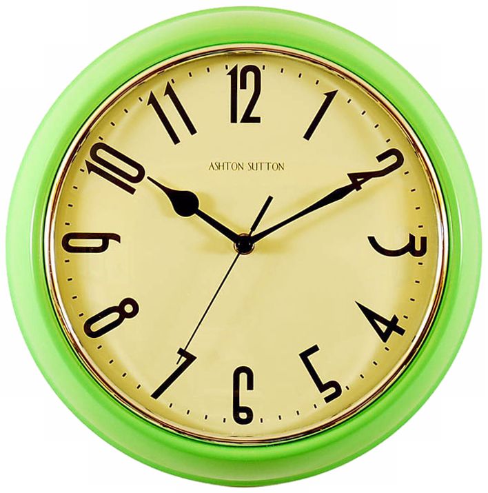 Retro Acid Apple 12" Wide Wall Clock