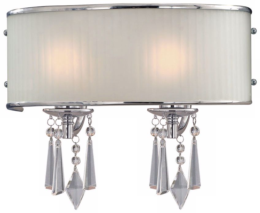 Echelon Bridal Veil 15" Wide Bathroom Wall Light