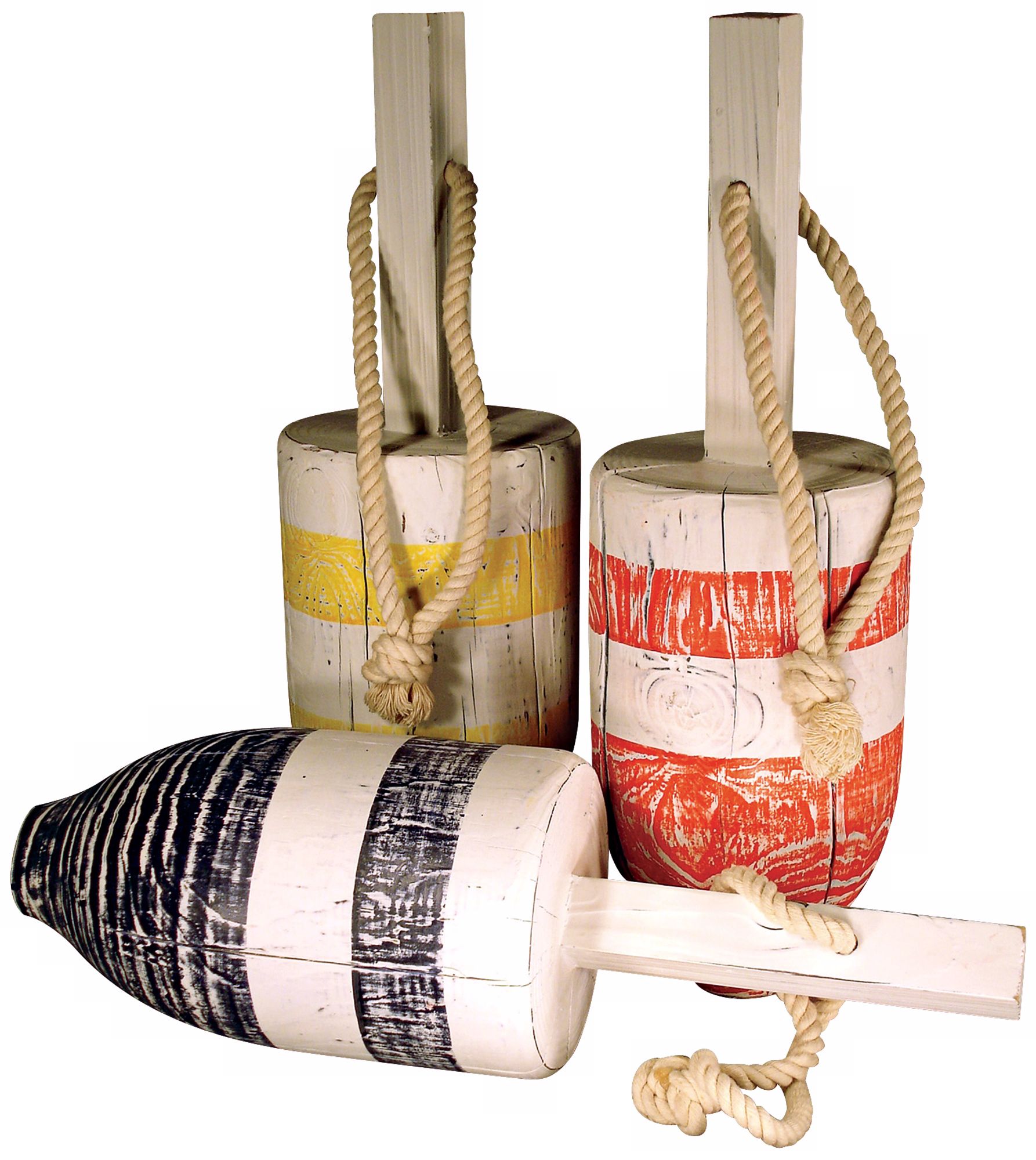 Judith Edwards Designs Set of 3 Wooden Buoys