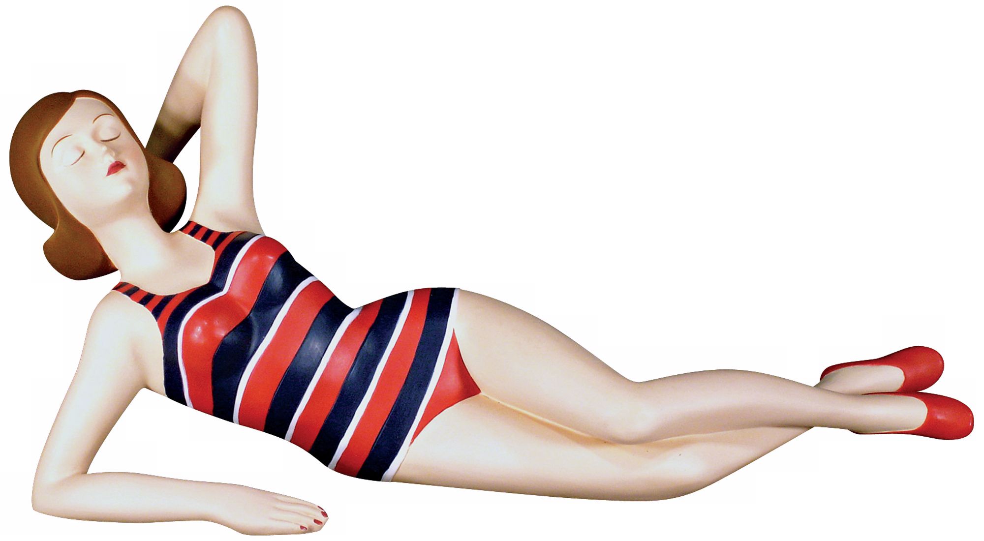 Judith Edwards Designs Beach Babe Lying Down Decor Accent