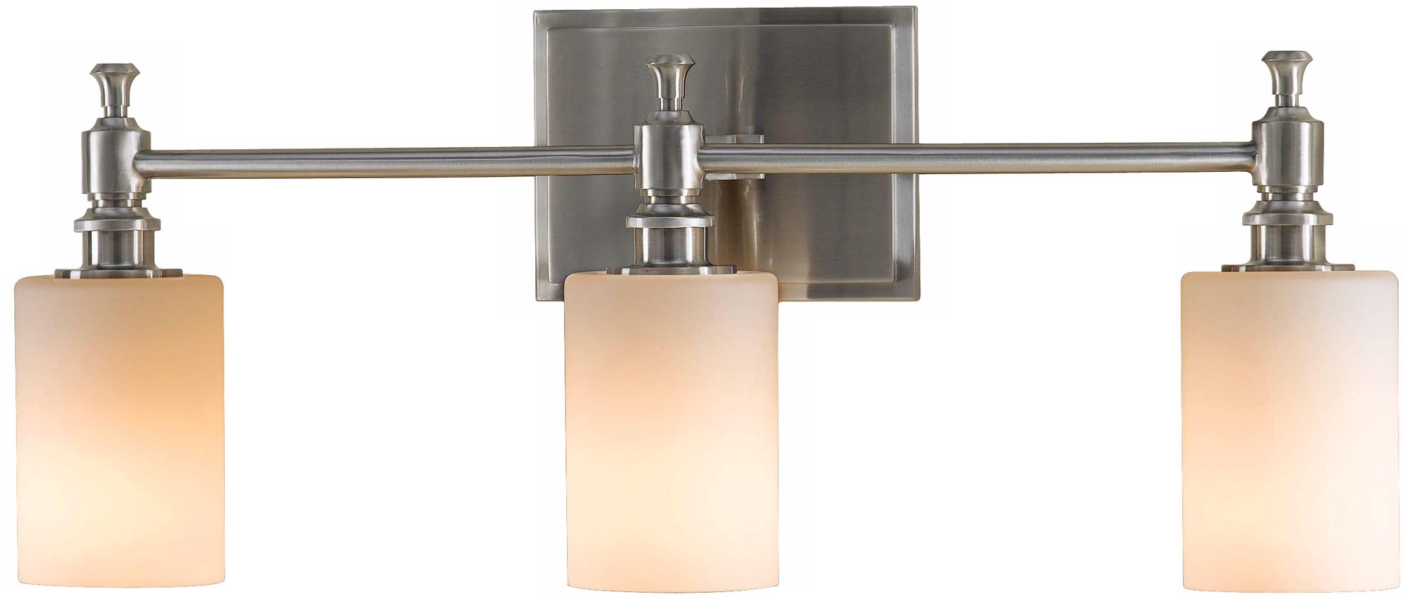 Murray Feiss Sullivan Brushed Steel 24" Wide Bath Wall Light