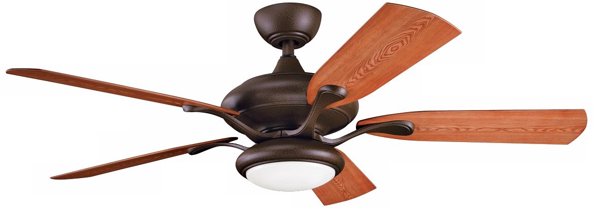 52" Kichler Aldrin Tannery Bronze Finish Ceiling Fan
