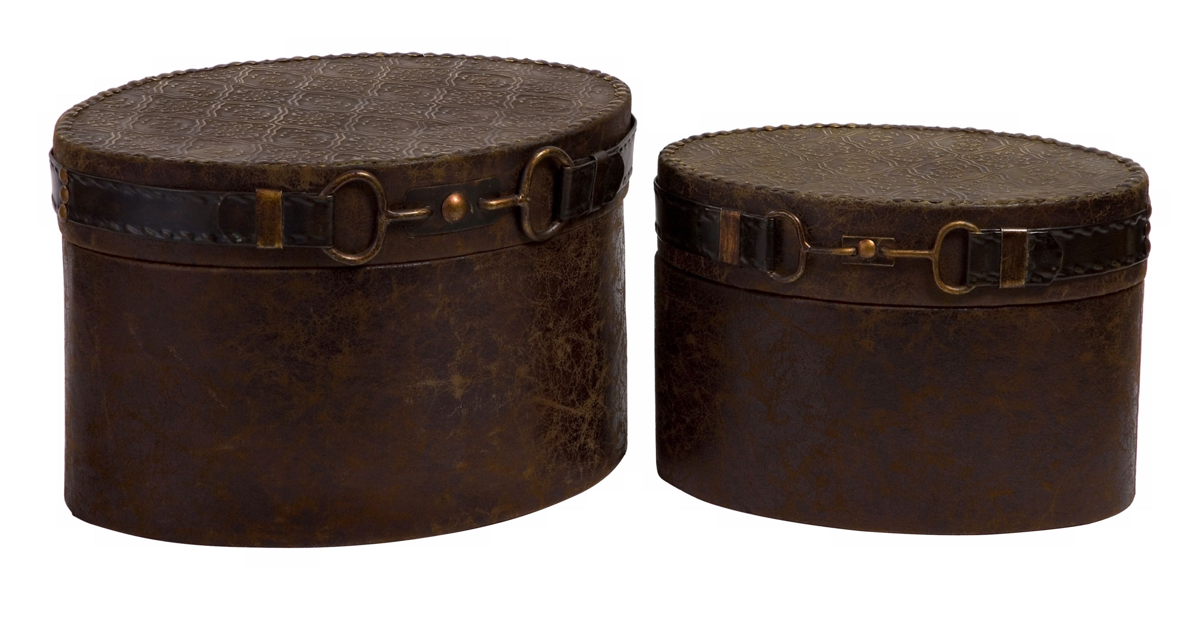 Set of 2 Equestrian Boxes