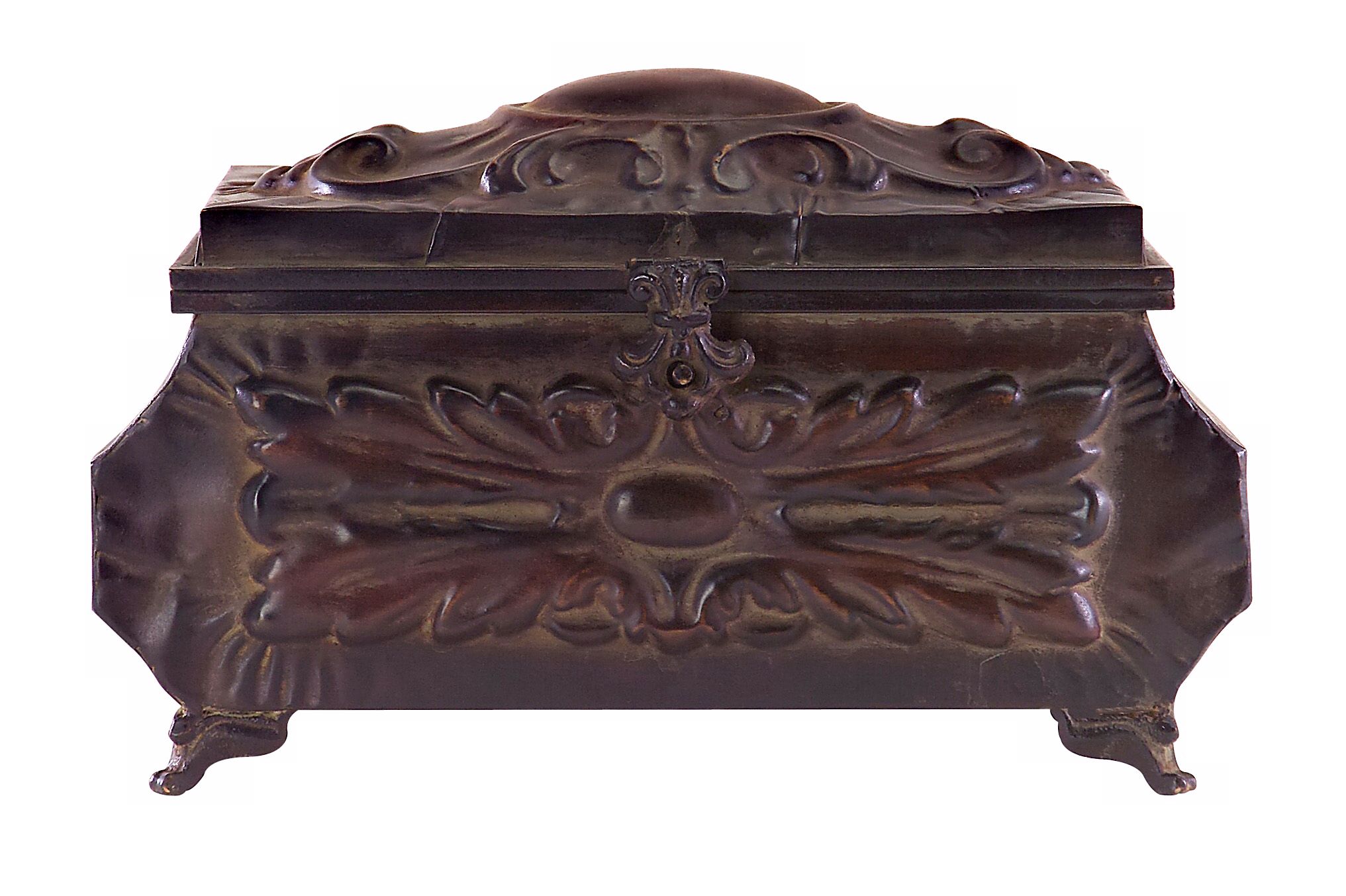 Embossed Metal Rectangular Box