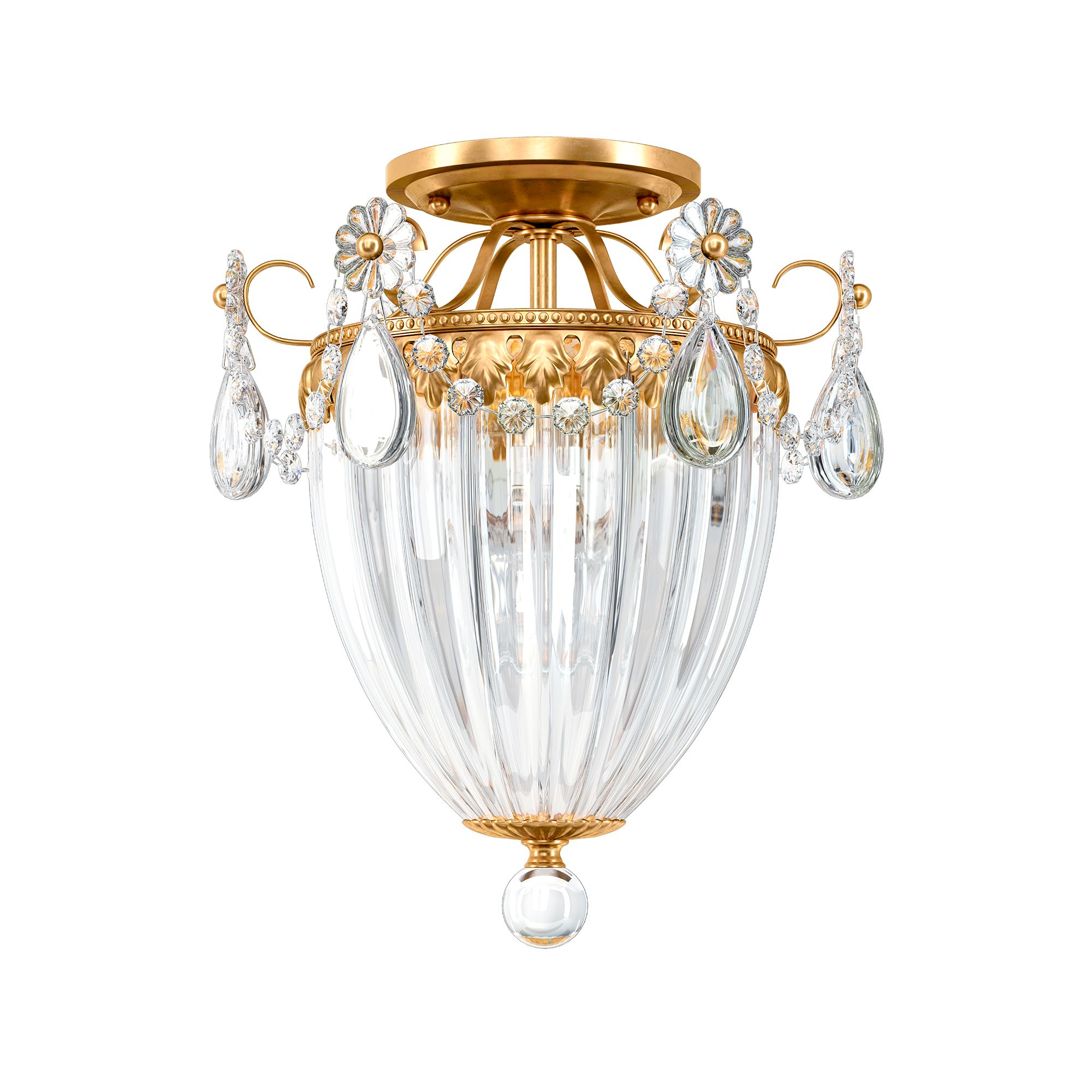 Schonbek Bagatelle Collection 10 1/2" Crystal Ceiling Light