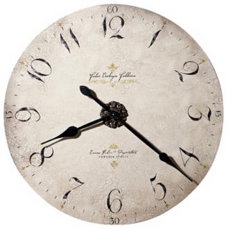Howard Miller Dia Enrico Fulvi Large 32 Wide Wall Clock M8681