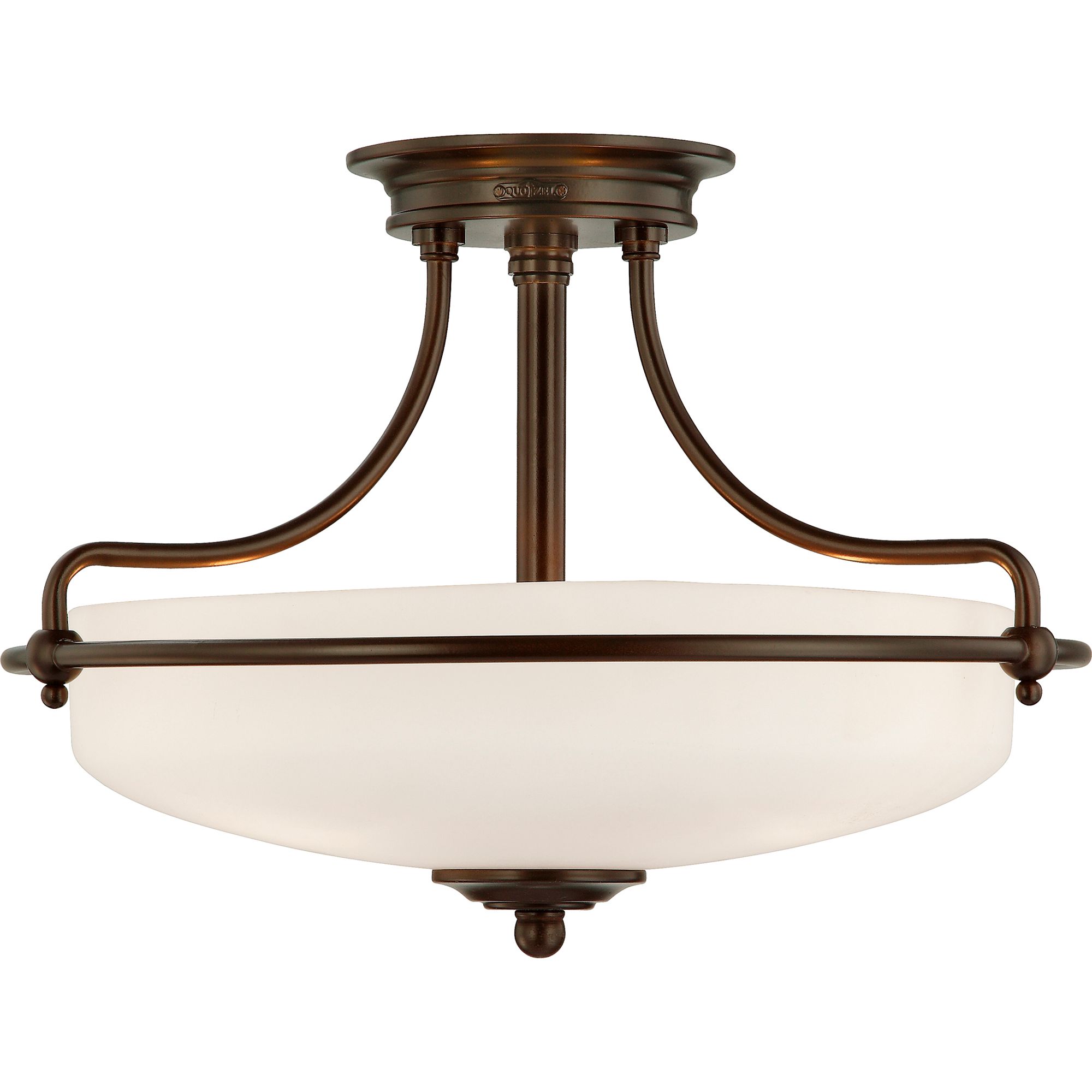 Griffin Collection Palladian Bronze 17" Wide Ceiling Light