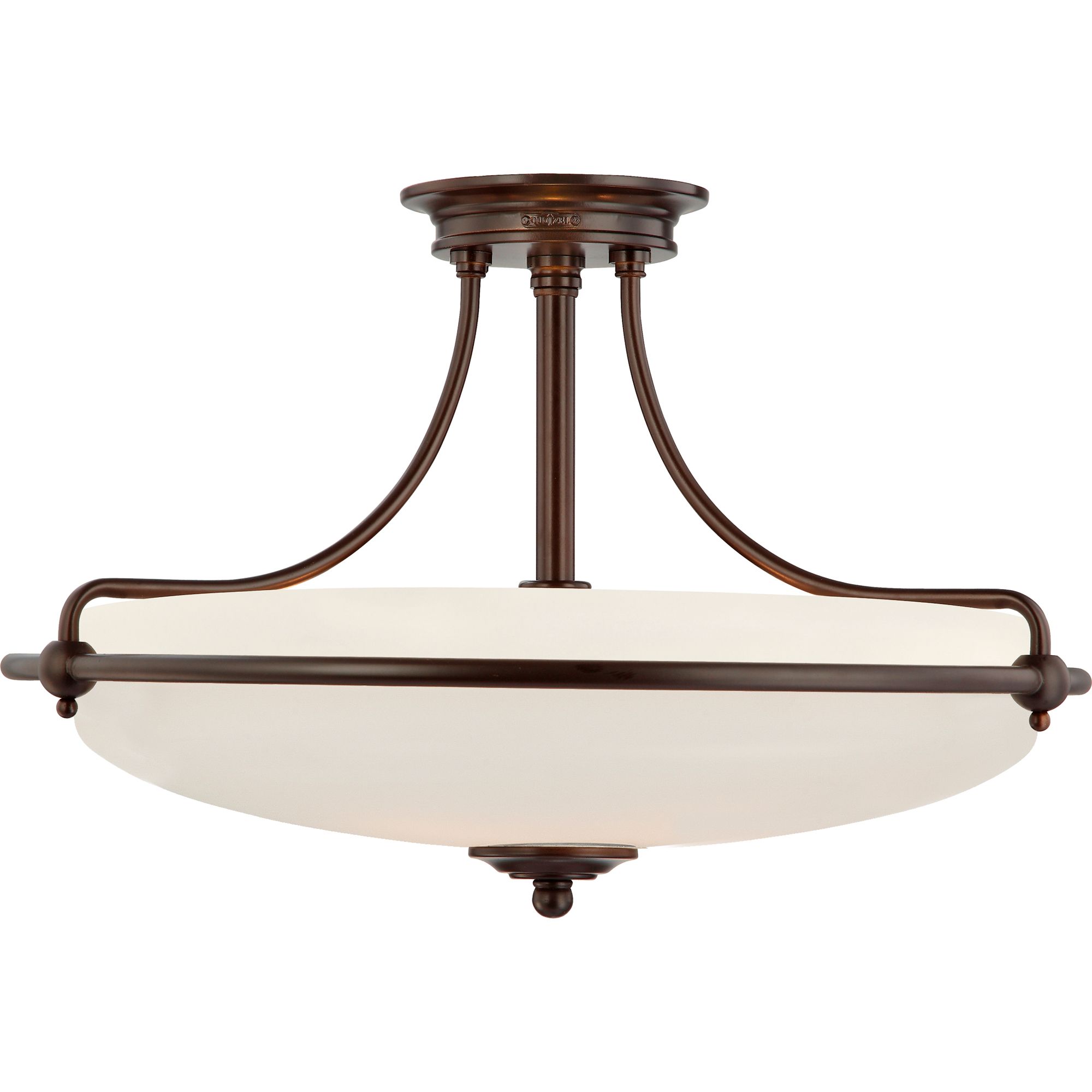Griffin Collection Palladian Bronze 21" Wide Ceiling Light