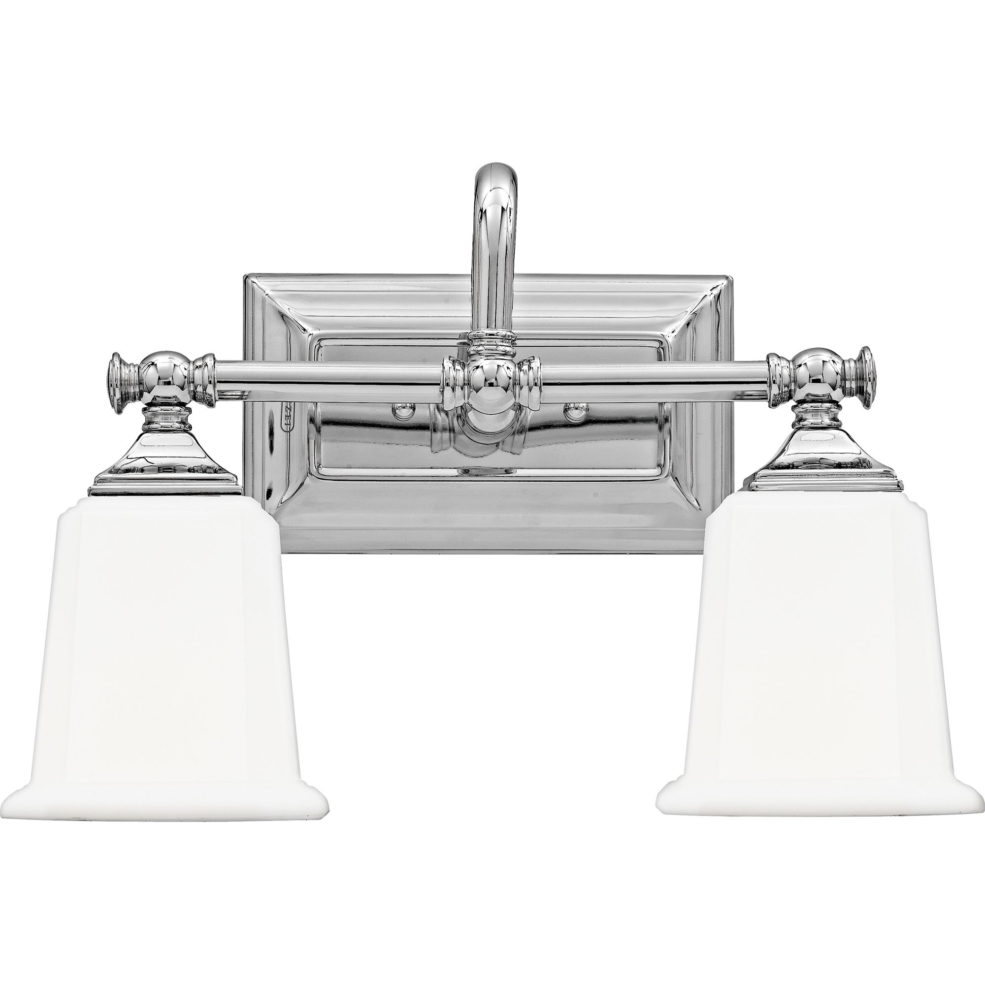 Nicholas Collection Polished Chrome 15" Wide Bathroom Light