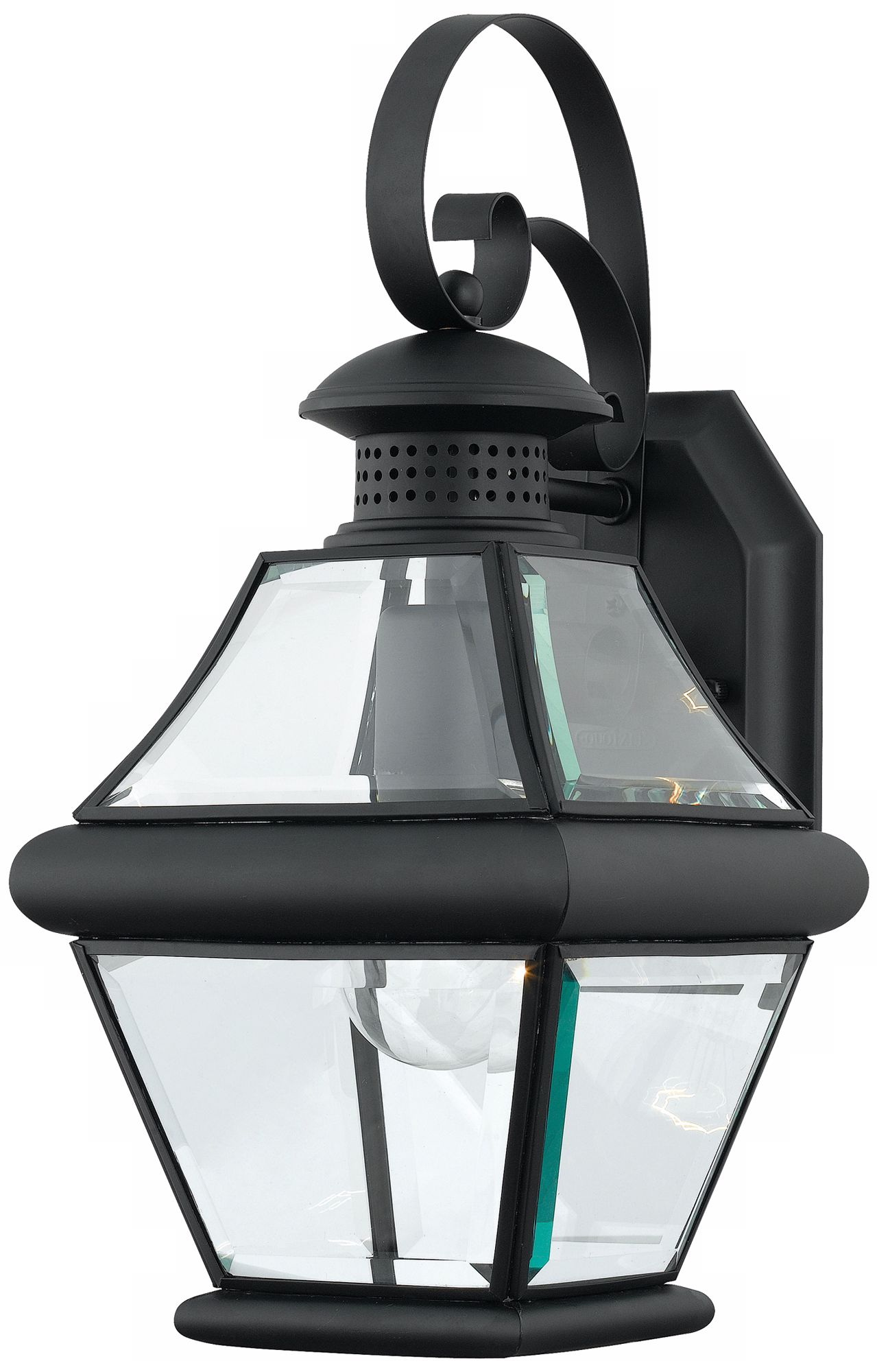 Rutledge Collection Black 15" High Outdoor Wall Light