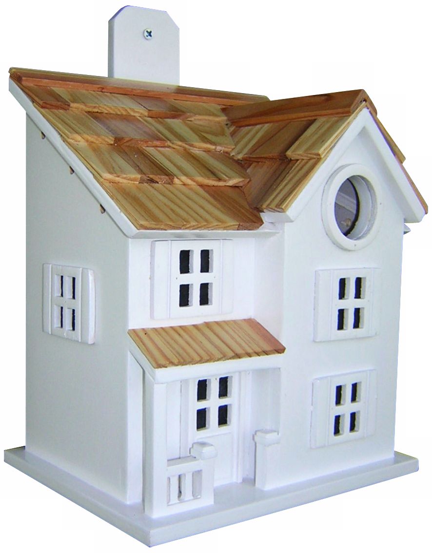 Townhouse White Bird House