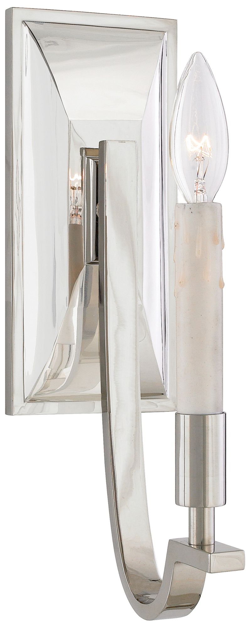 Century Collection Polished Nickel 13" High Wall Sconce