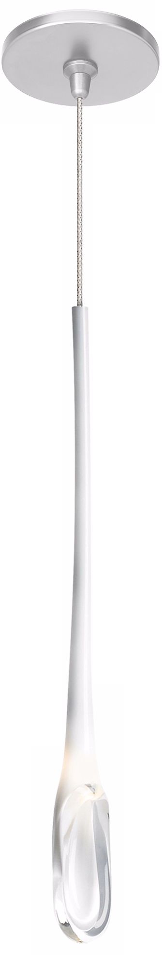 Mini Lily Opal with Satin Nickel Fusion Jack Mini Pendant