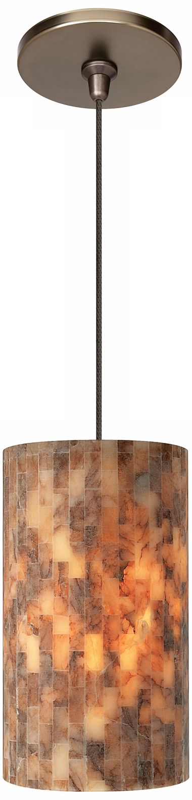 Coliseum Brown with Bronze Fusion Jack Mini Pendant