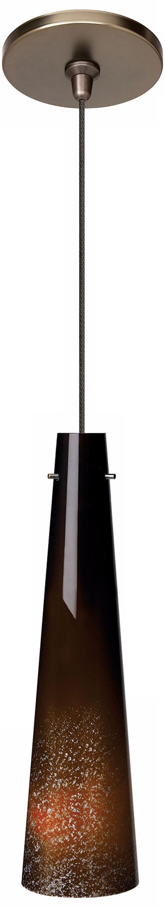 Mini Pavia Brown with Bronze Fusion Jack Mini Pendant