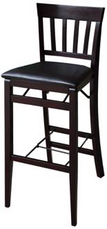 Linon Triena Mission Back Folding 24 High Counter Bar Stool M9446
