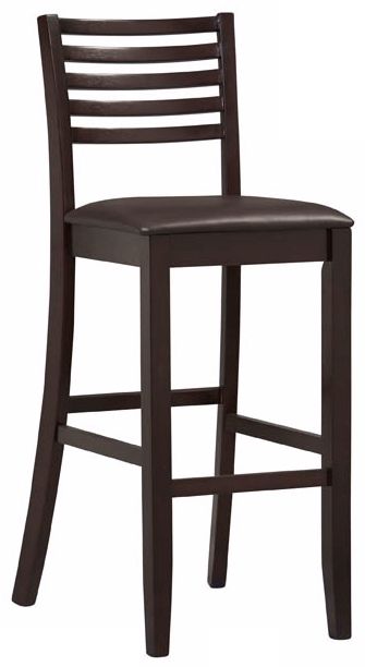 Linon Triena Collection Ladder 30" High Bar Stool