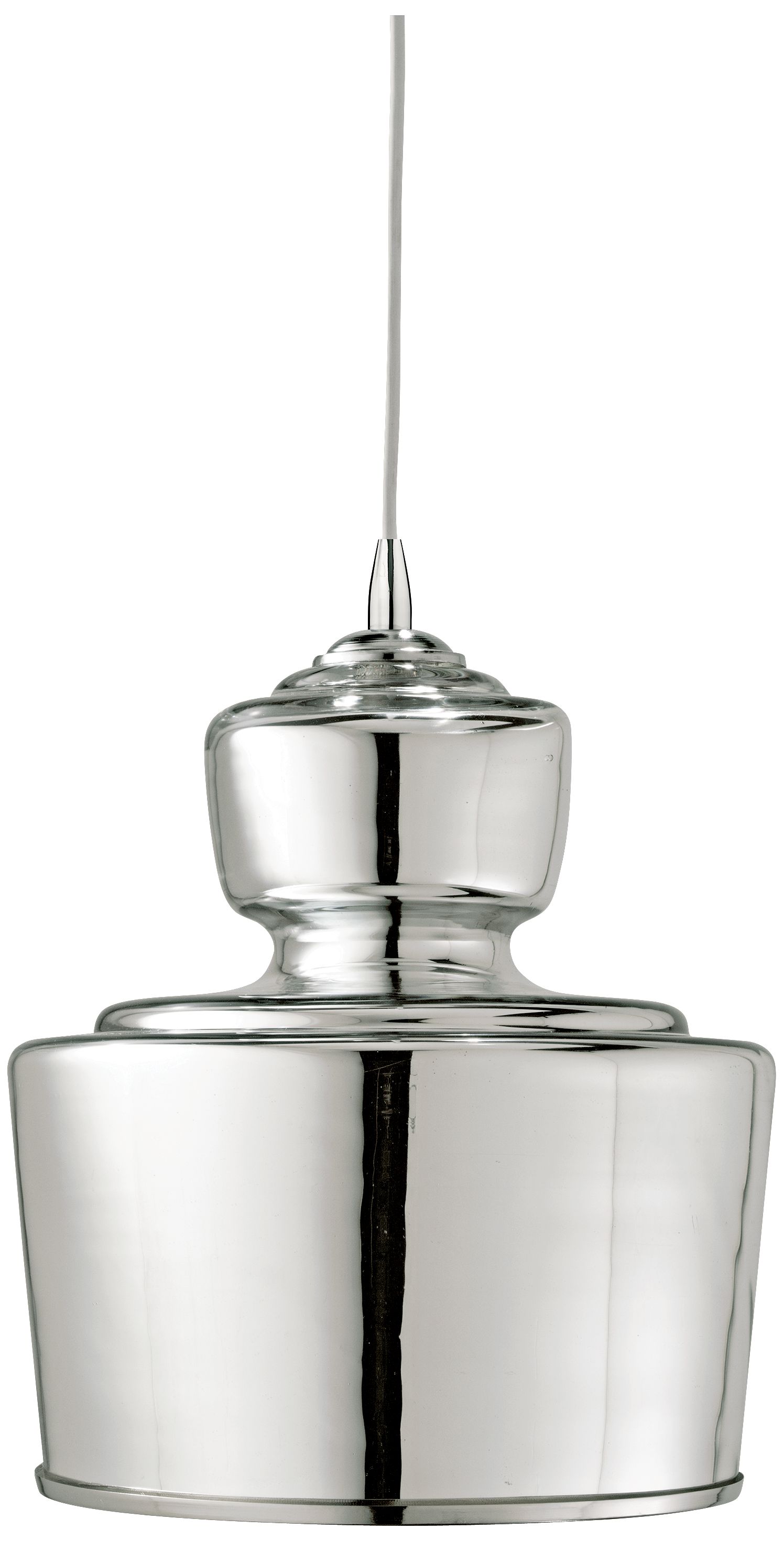 Jamie Young Lafitte Mercury Glass 10" Wide Pendant Light