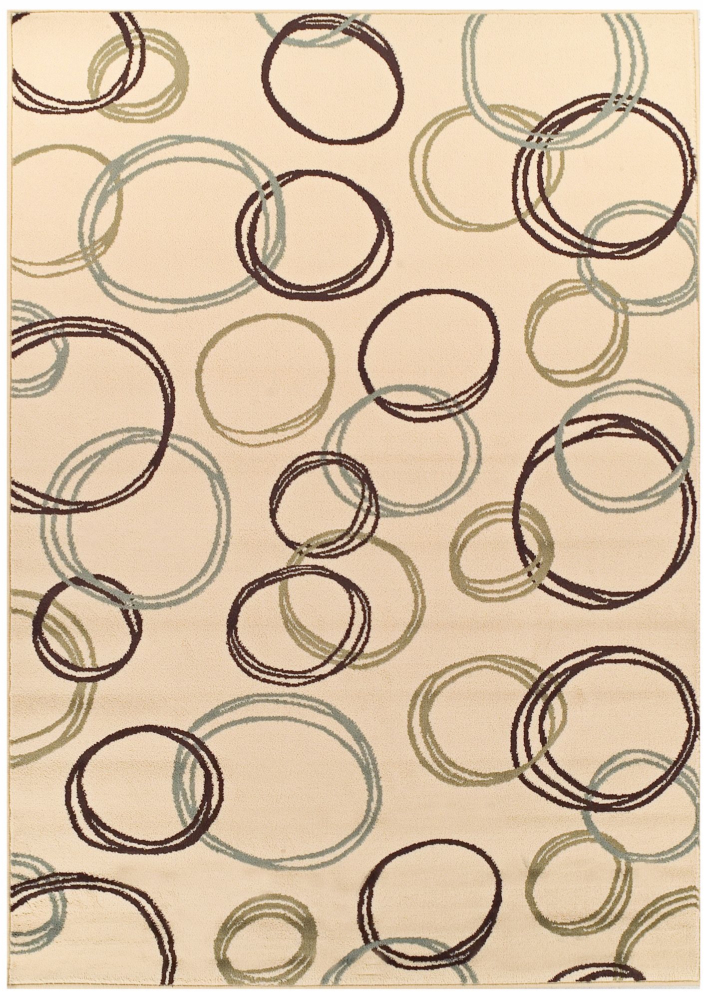 Elm Park Collection Addison Ivory Area Rug