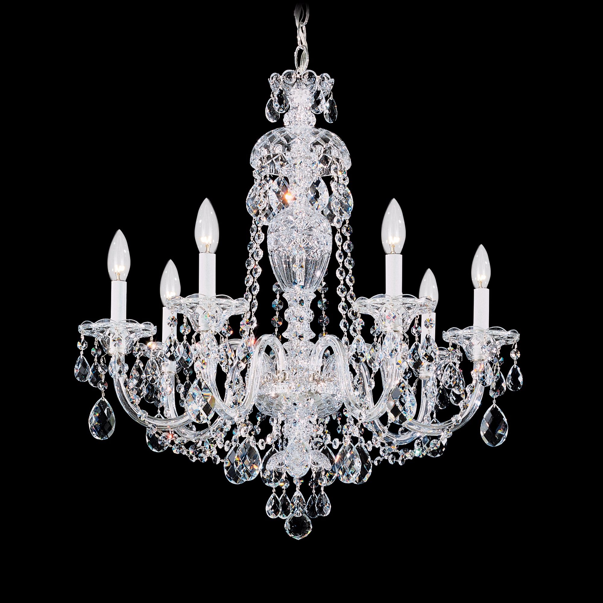 Schonbek Sterling Collection 25" Wide Crystal Chandelier