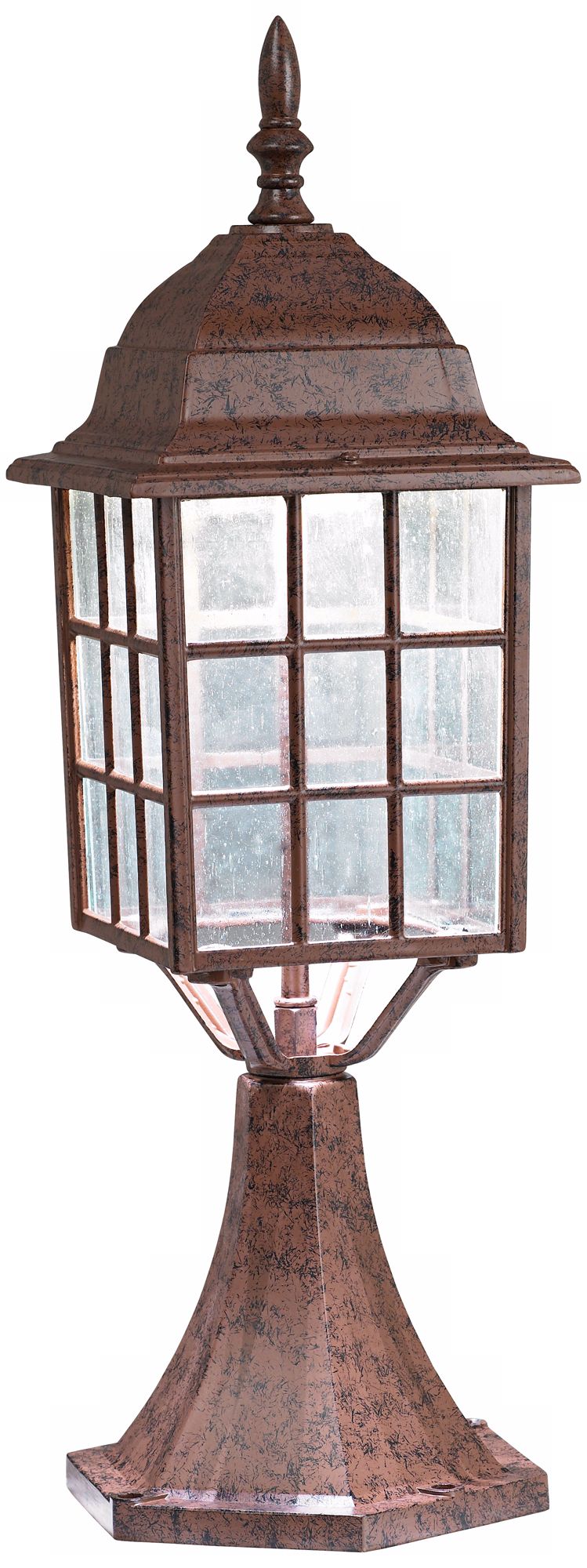 Coach Rust Finish 20" High LED Outdoor Pier Mount Light