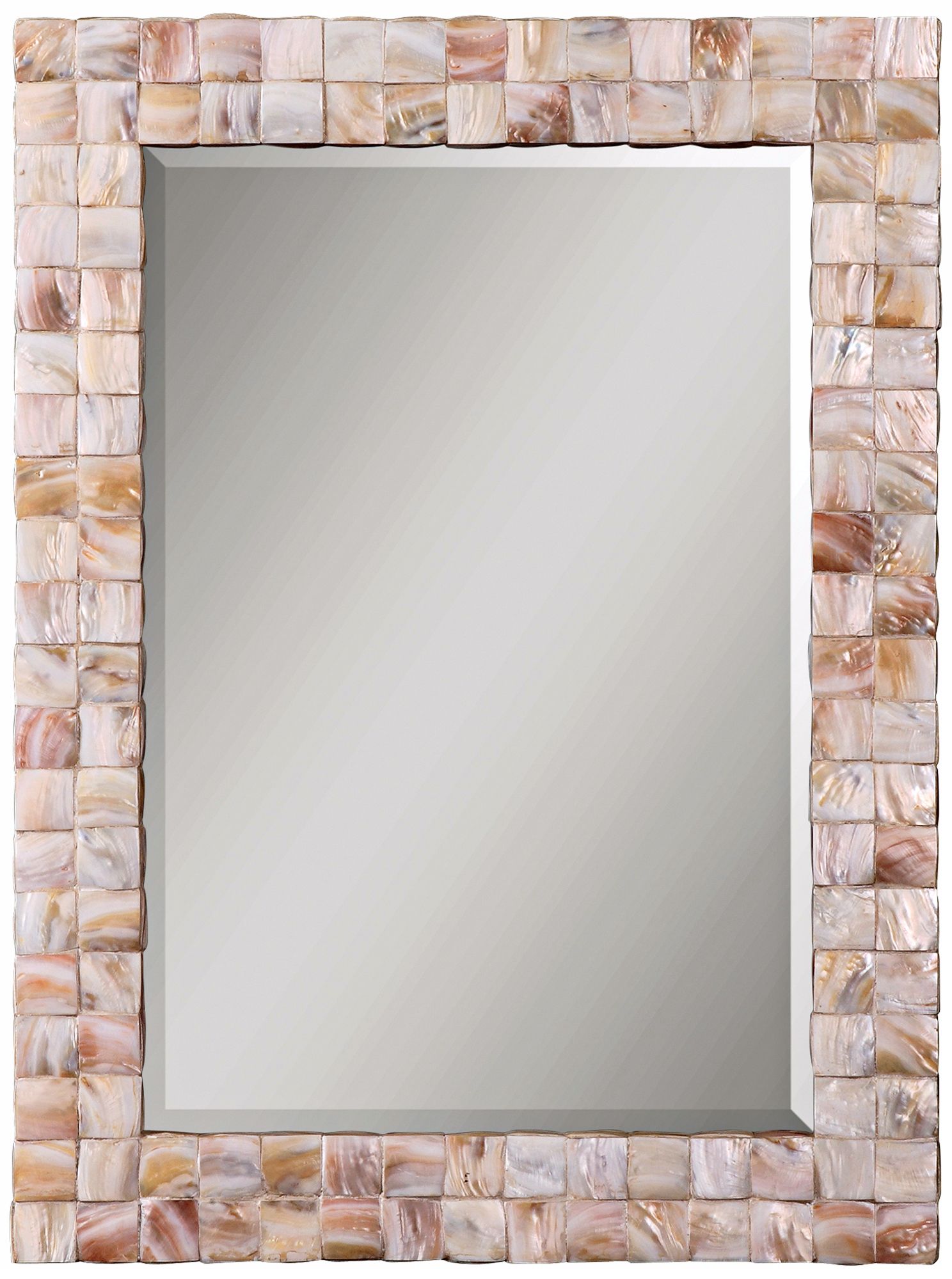 Uttermost Vivian 36" High Mother of Pearl Wall Mirror