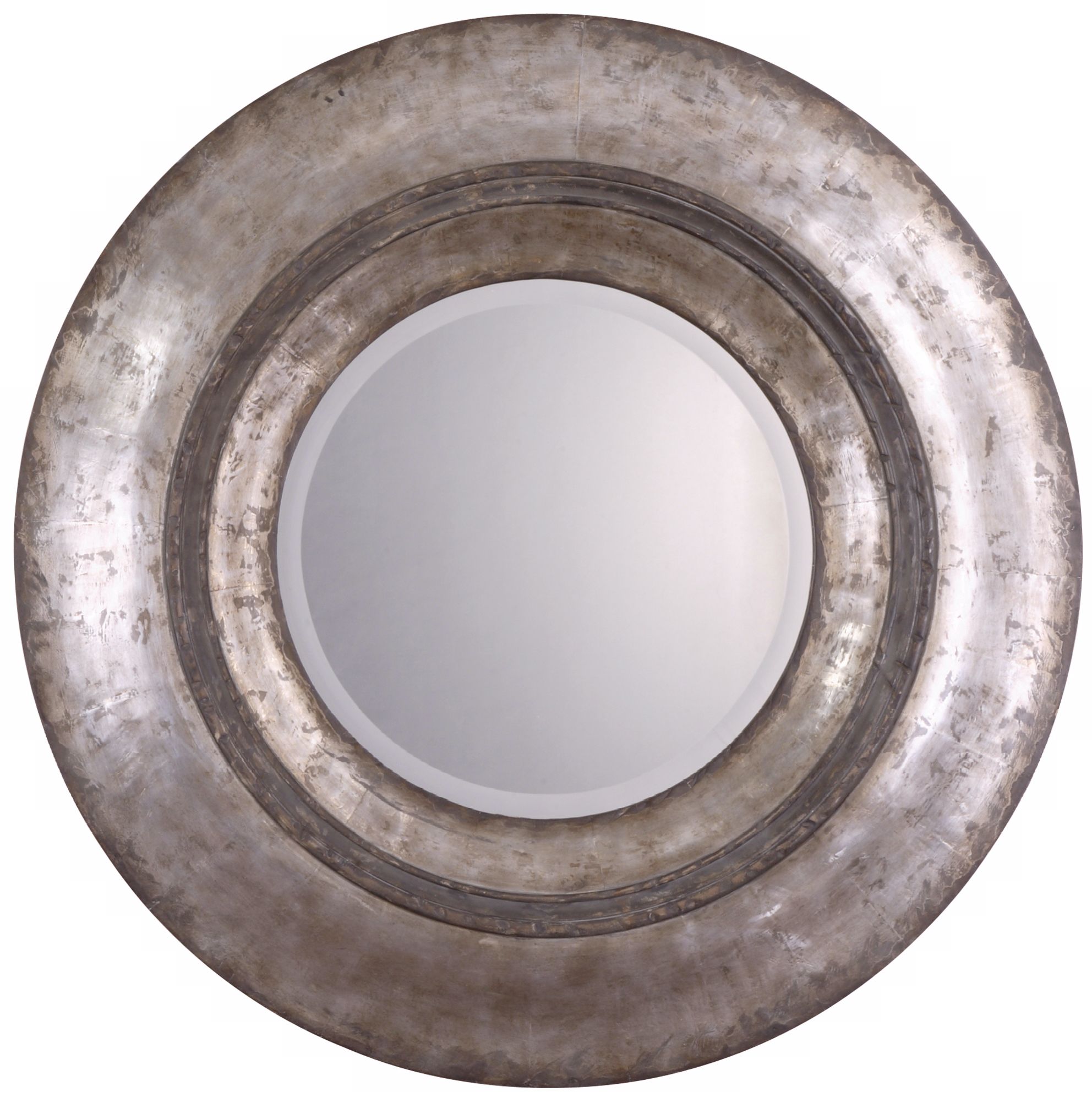 Uttermost Elliot Distressed Aluminum Wall Mirror