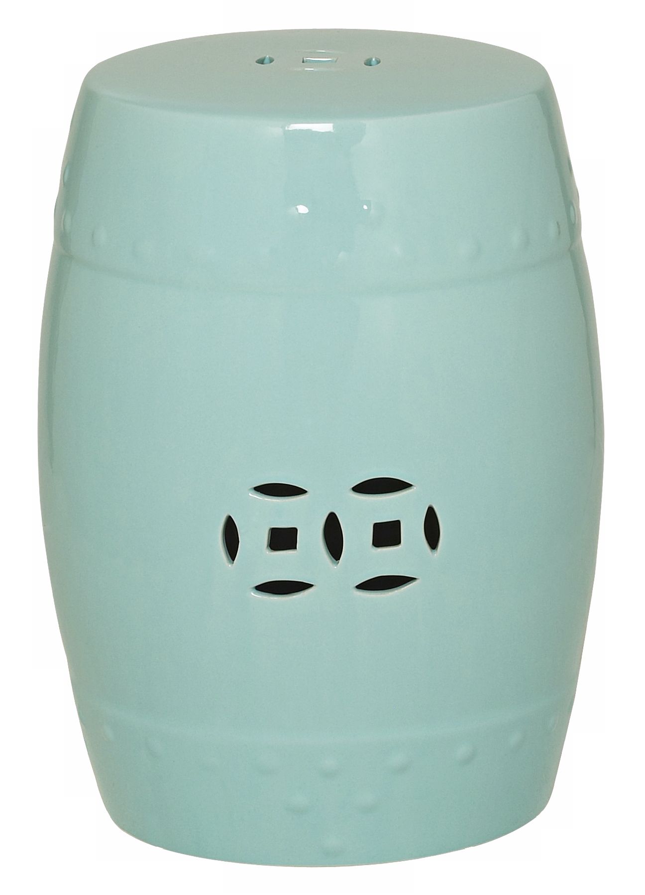 Light Blue Ceramic Accent