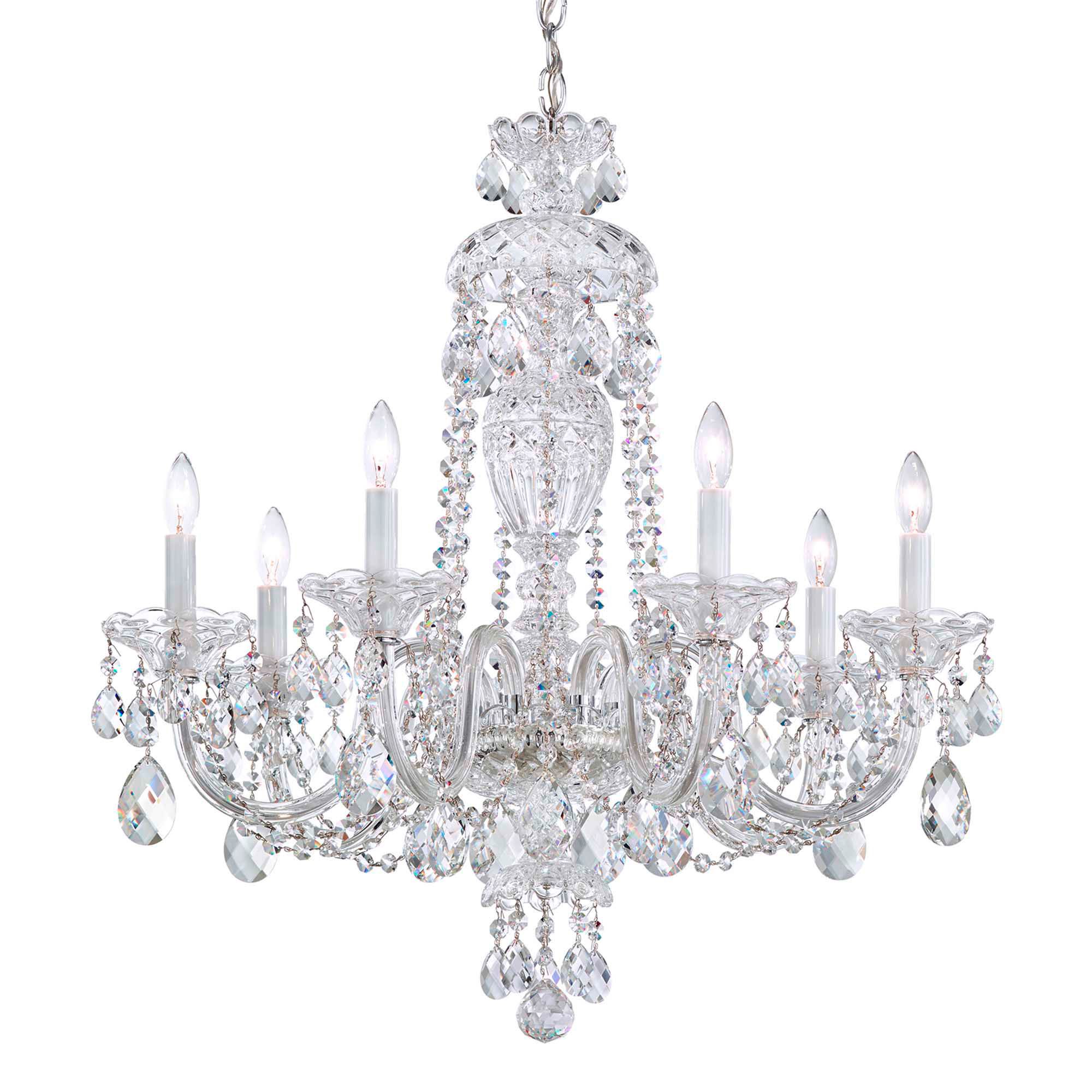 Schonbek Sterling Collection 25" Wide Crystal Chandelier