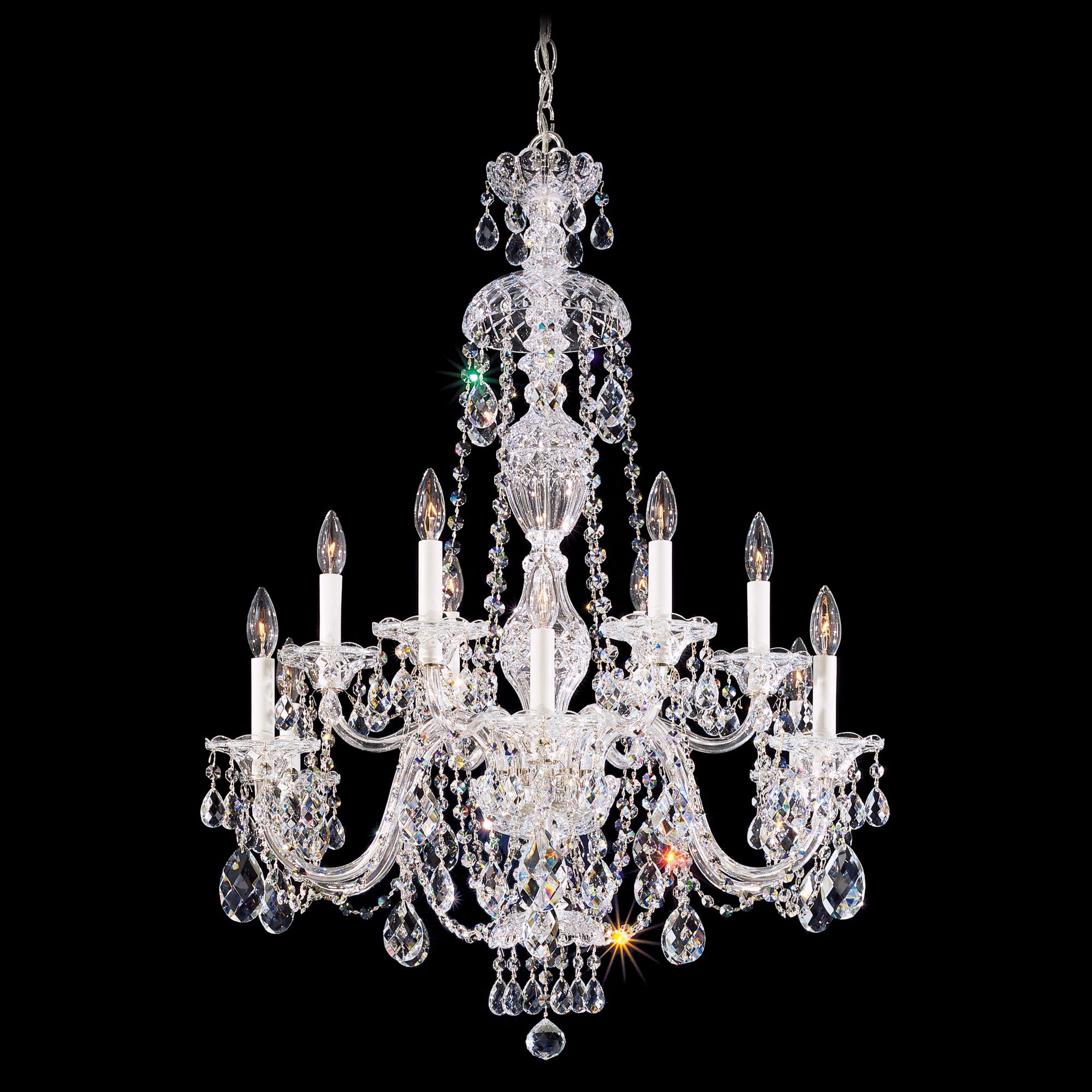 Schonbek Sterling Collection 29" Wide Crystal Chandelier