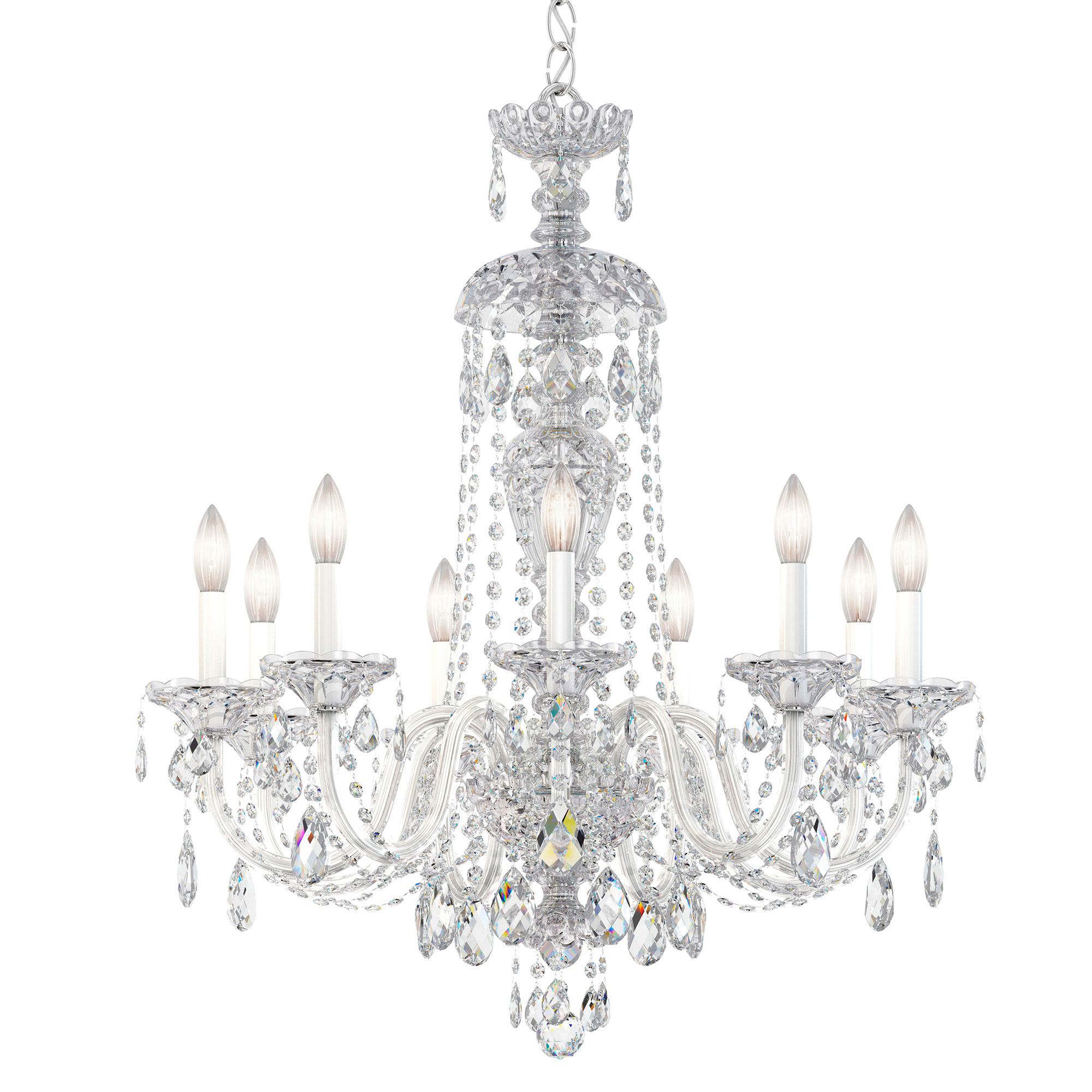 Schonbek Sterling Collection 27" Wide Crystal Chandelier