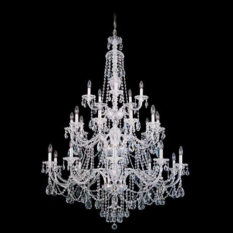 Schonbek Sterling Collection 45quot; Wide Crystal Chandelier  M9991 